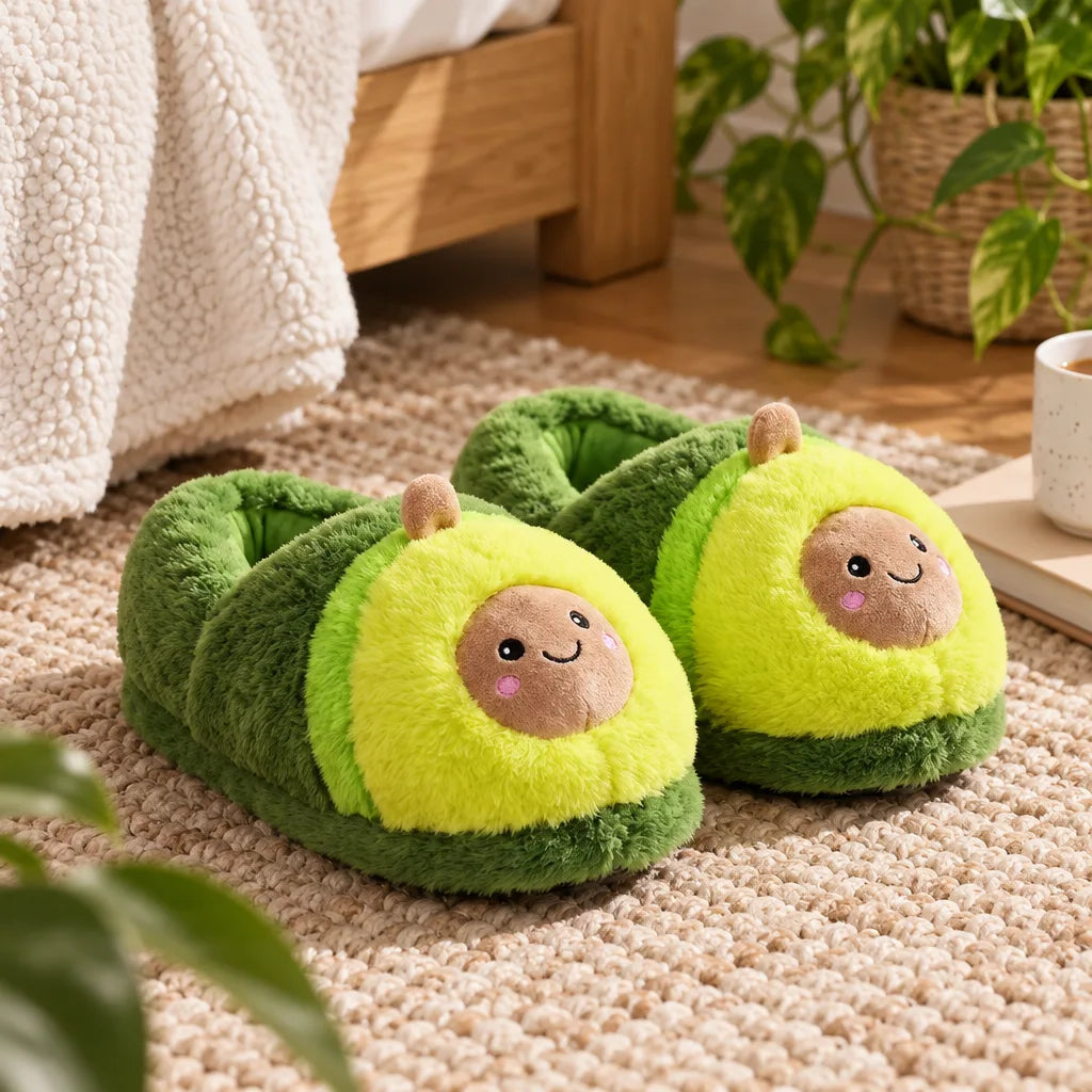 Chausson avocat coton femme