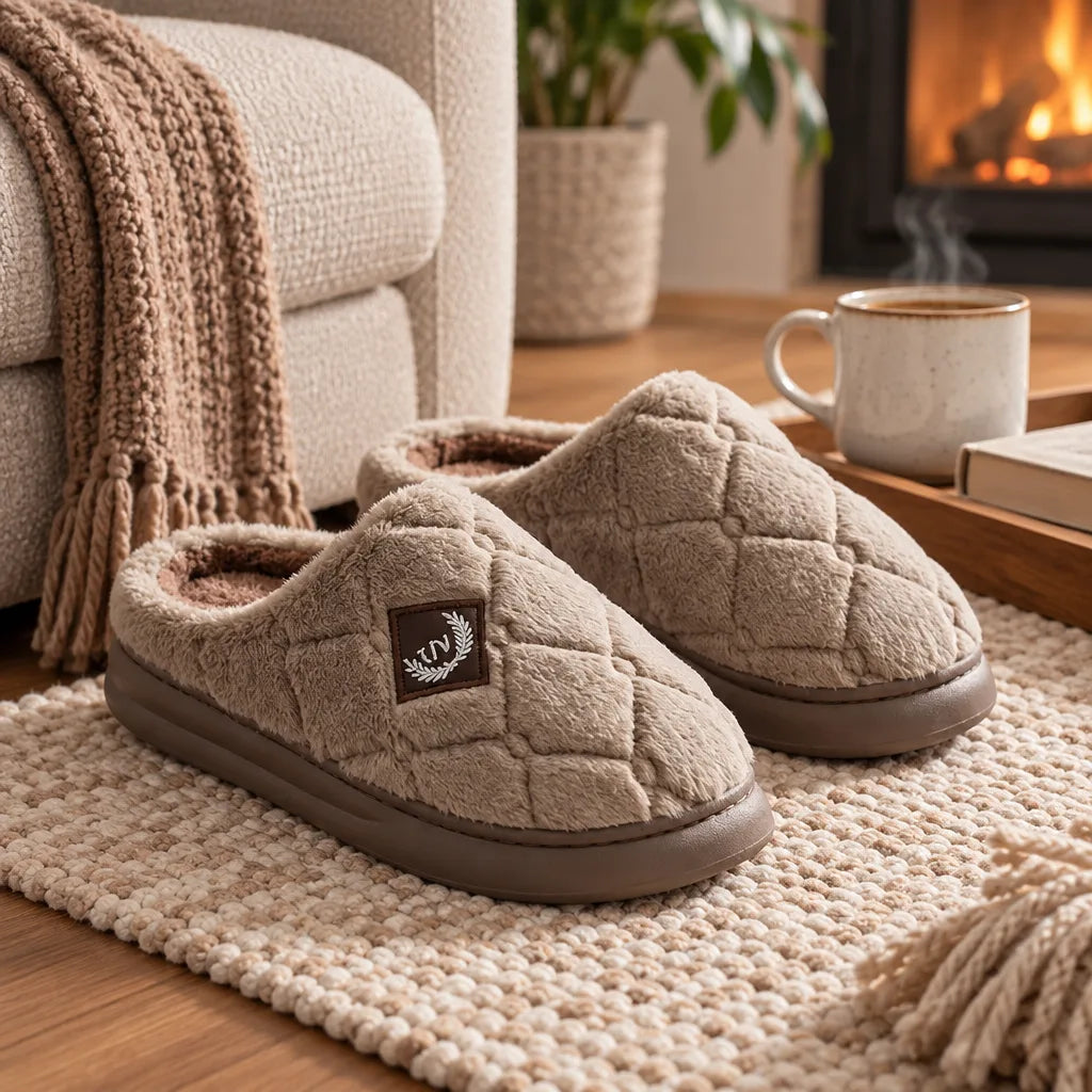 Chausson homme hiver doublé