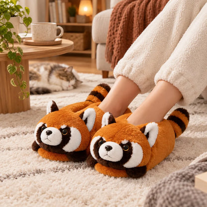 Chausson panda roux renard