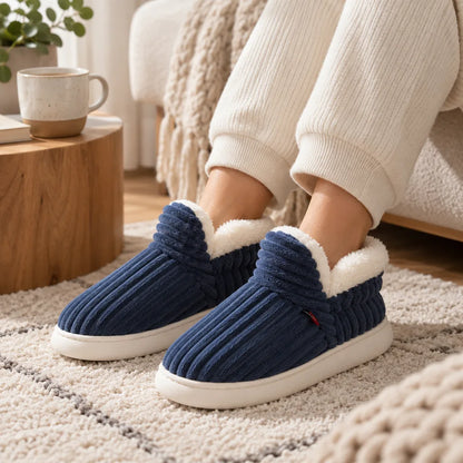 Chausson botte femme fourré