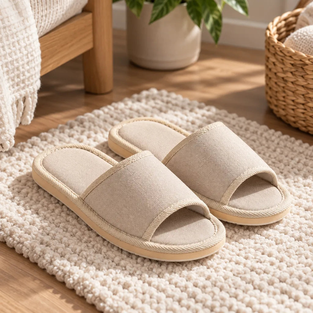 Chausson en tissu confortable