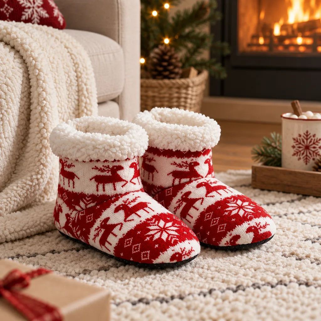 Chausson botte femme hiver