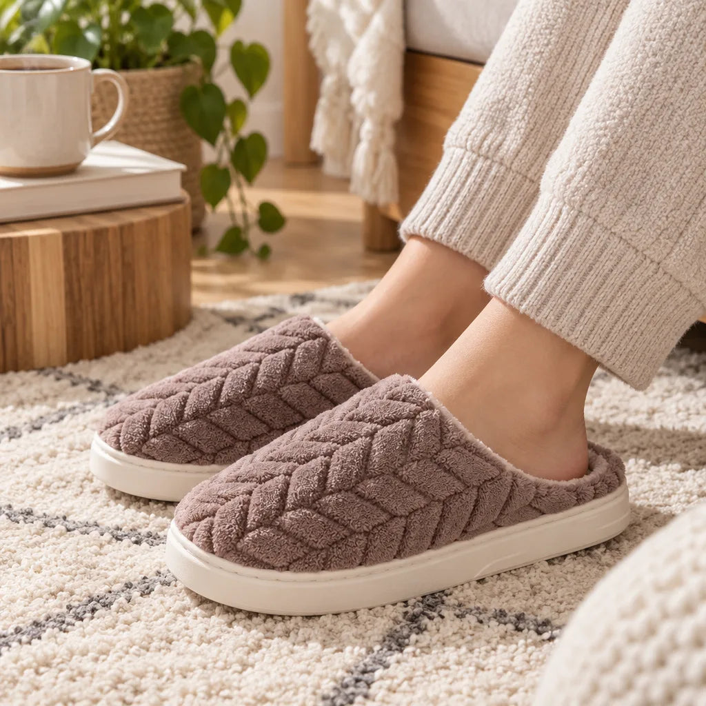 Chausson coton unisexe antidérapant
