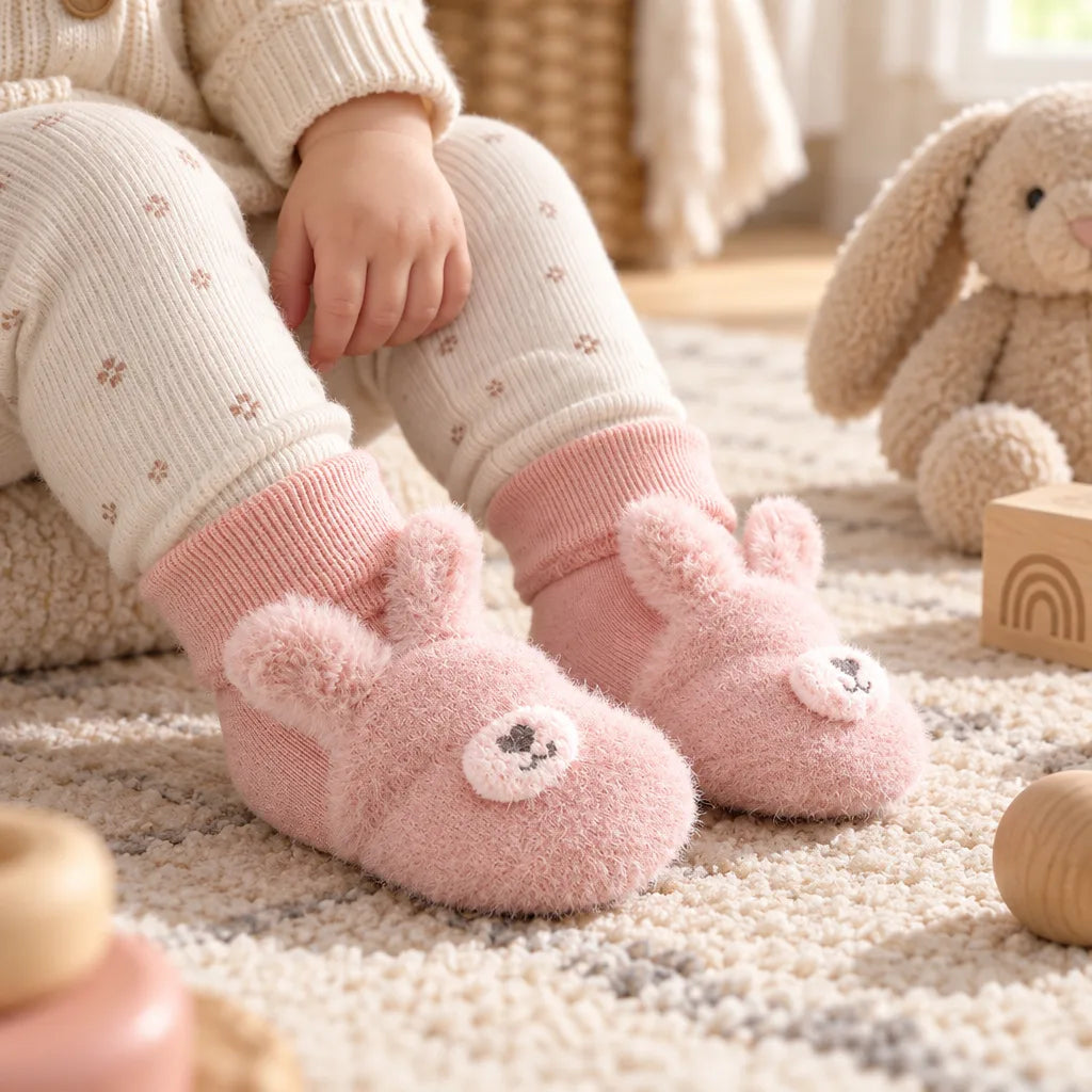 Chausson bebe animaux coton