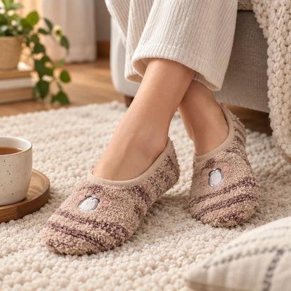 Chausson soquette femme