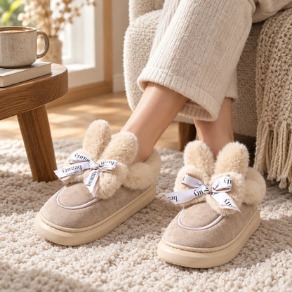 Chausson lapin femme
