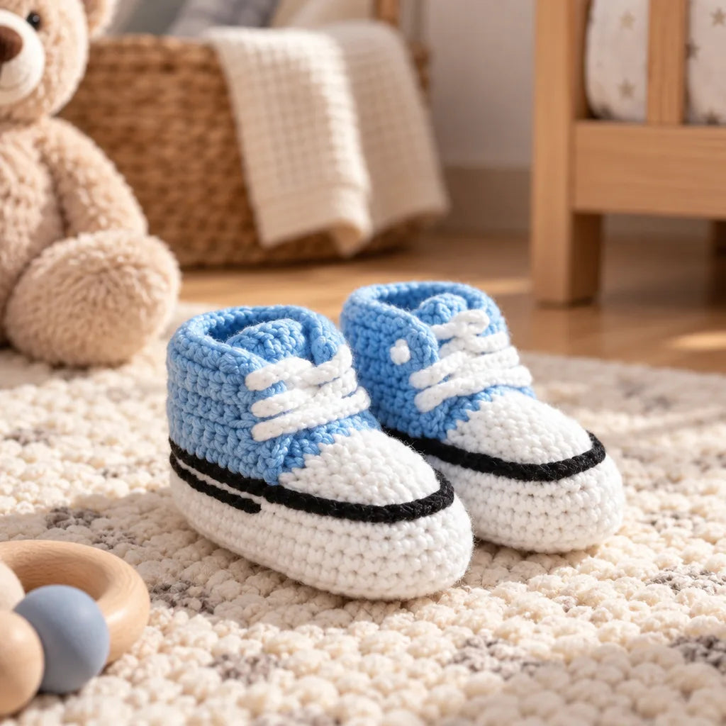 Chausson bébé tricot laine