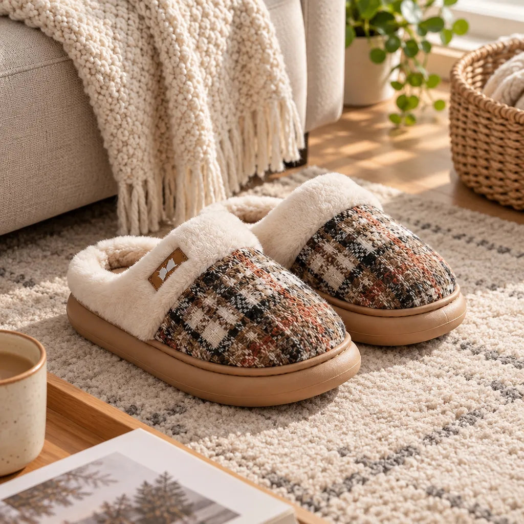 Chausson d hiver fourrure