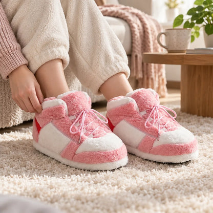 Chausson basket femme