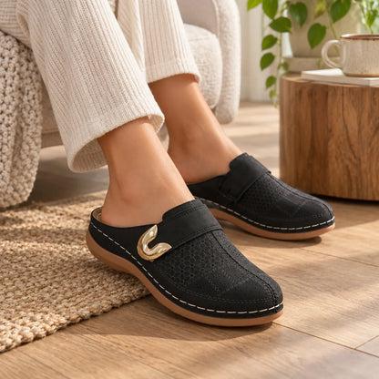 Chausson mule femme talon