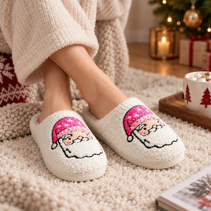 Chausson femme noel pere