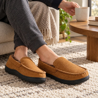 Mocassins d intérieur homme