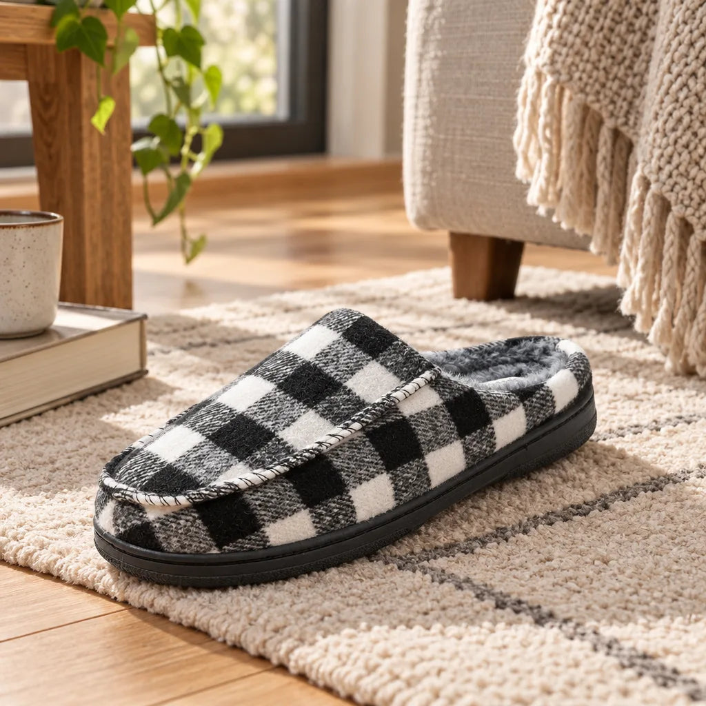 Chausson homme laine semelle