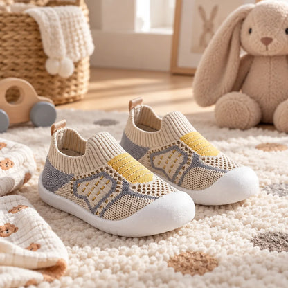 Chausson bebe tricoté souple