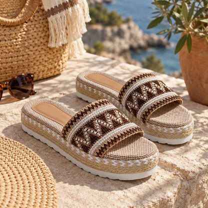 Sandales femme hippie