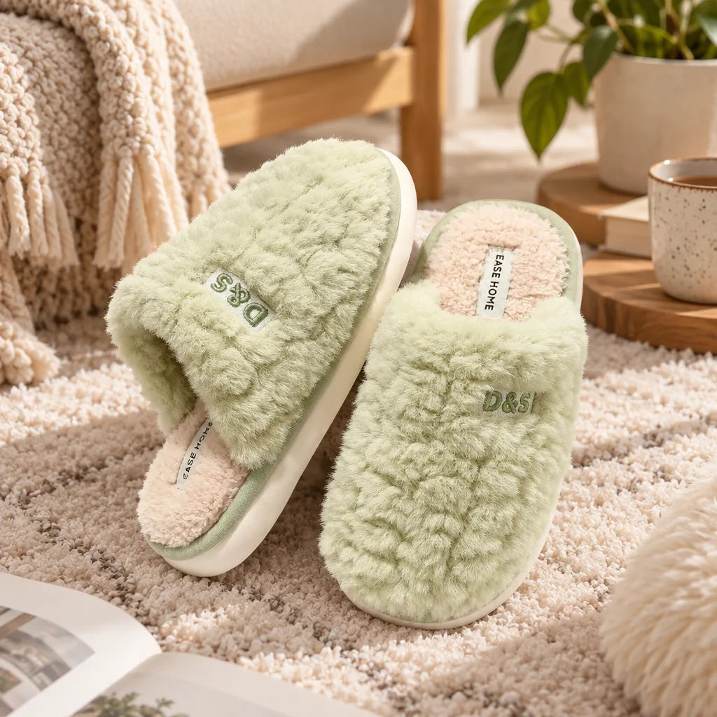 Chausson femme interieur flanelle