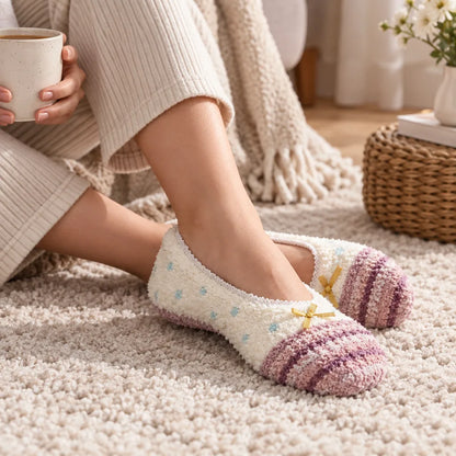 Chausson soquette femme