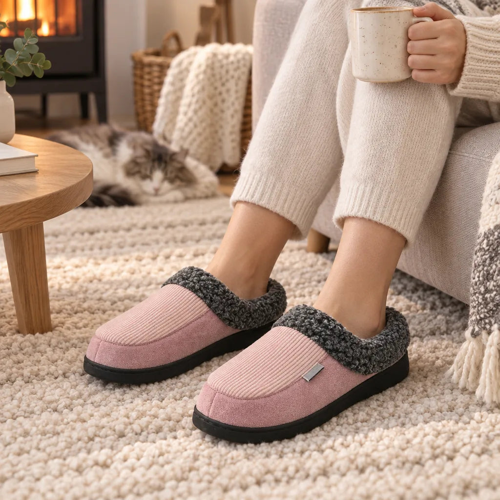 Chausson hiver doublé femme