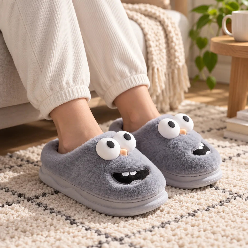 Chausson rigolo gros yeux