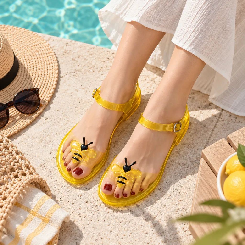 Sandales femme PVC fruitées