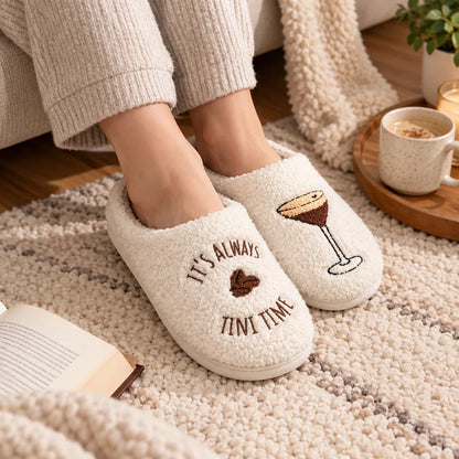 Chausson femme hiver peluche