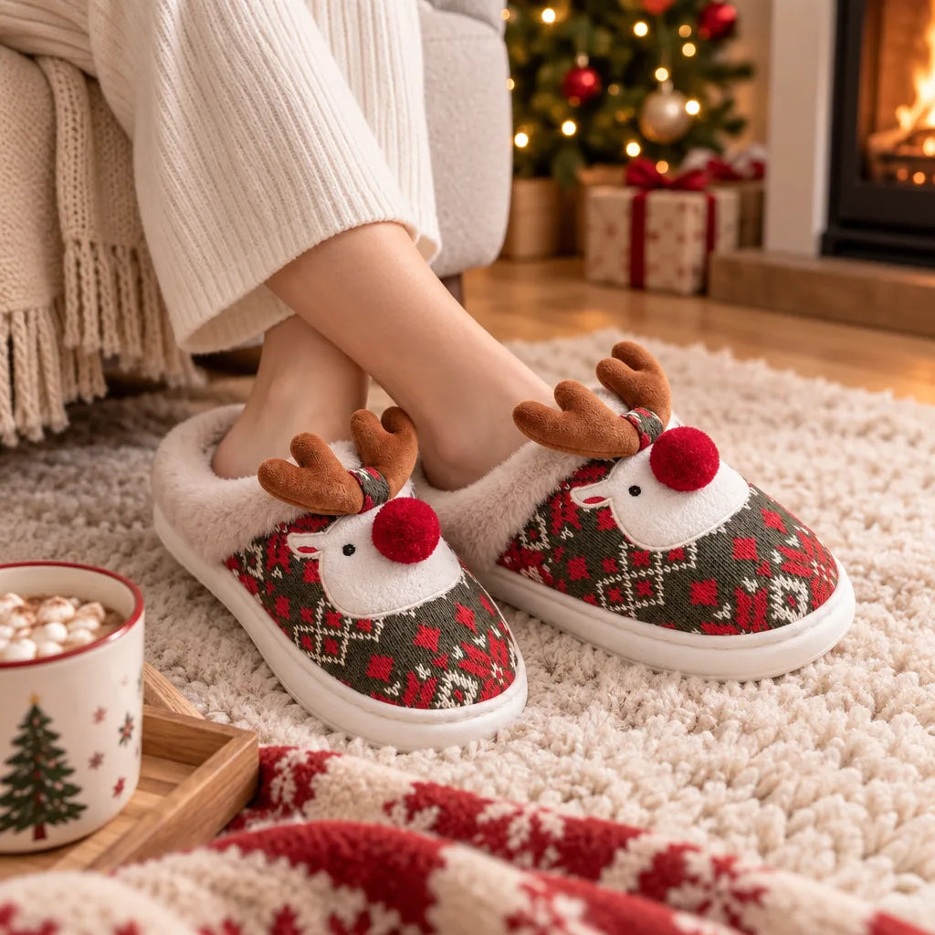 Chausson femme noel