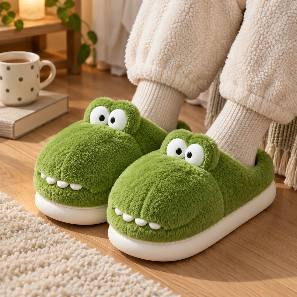 Chausson hiver crocodile