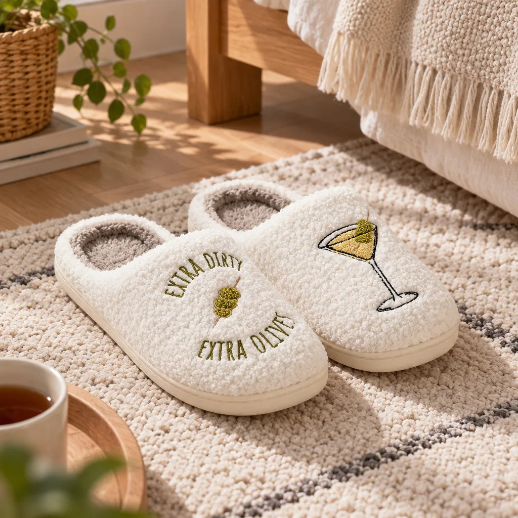 Chausson femme peluche antidérapant