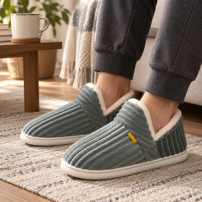 Chausson fourré homme