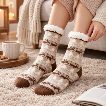 Chausson chaussette femme hiver