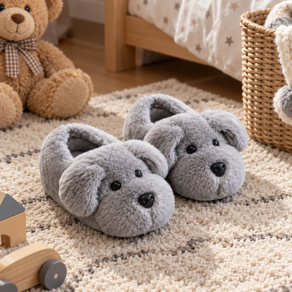 Chausson enfant motif chiot