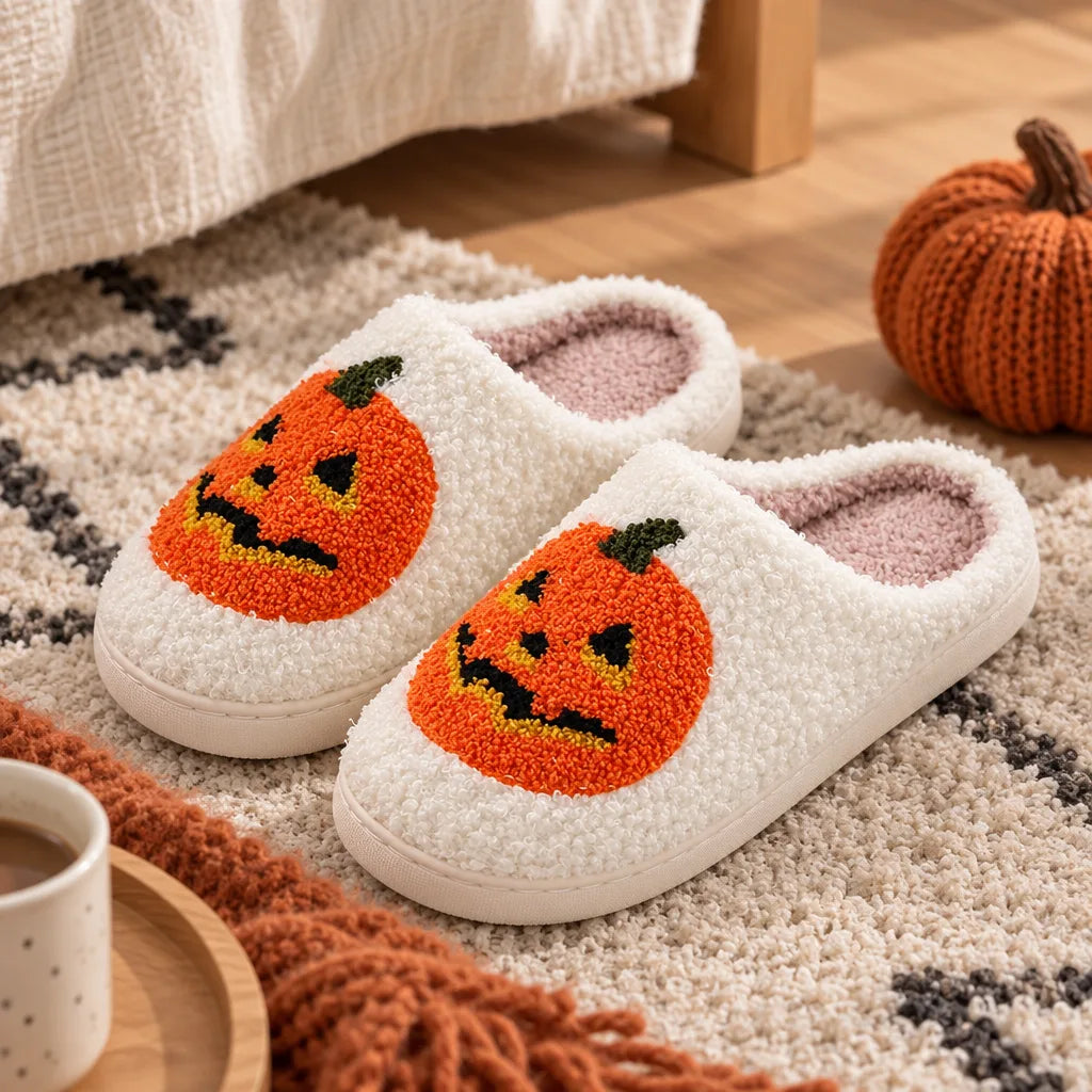 Chausson coton motif halloween