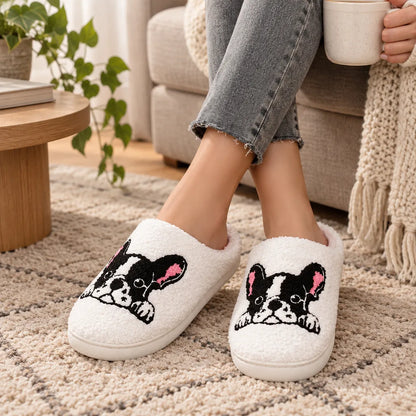 Chausson bouledogue femme