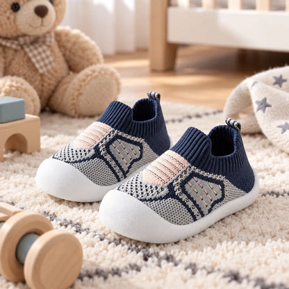 Chausson bebe tricoté souple