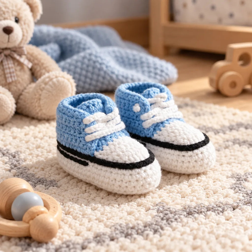 Chausson bébé tricot laine