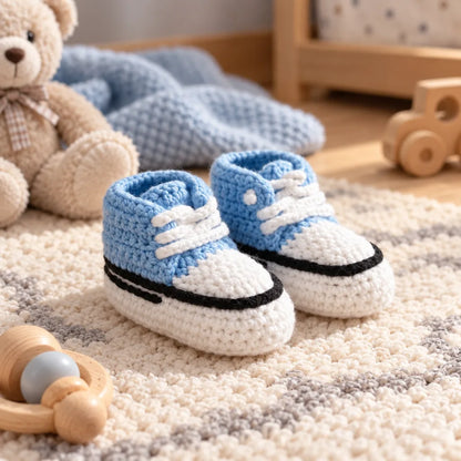 Chausson bébé tricot laine