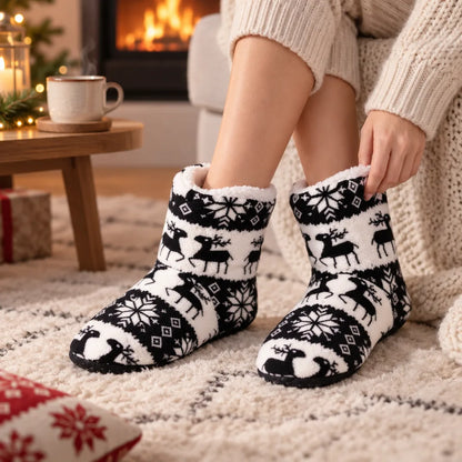 Chausson botte femme hiver
