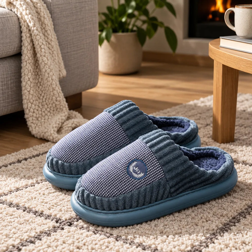 Chausson pantoufle homme polaire