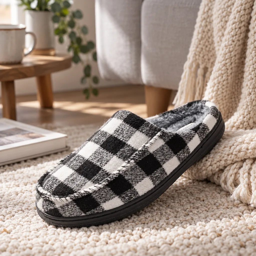 Chausson homme laine semelle