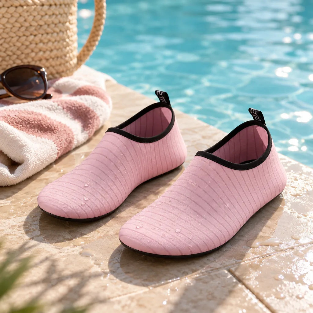 Chausson piscine antidérapant séchage