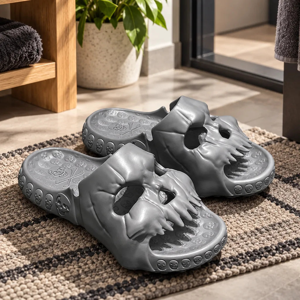 Chausson homme tete de