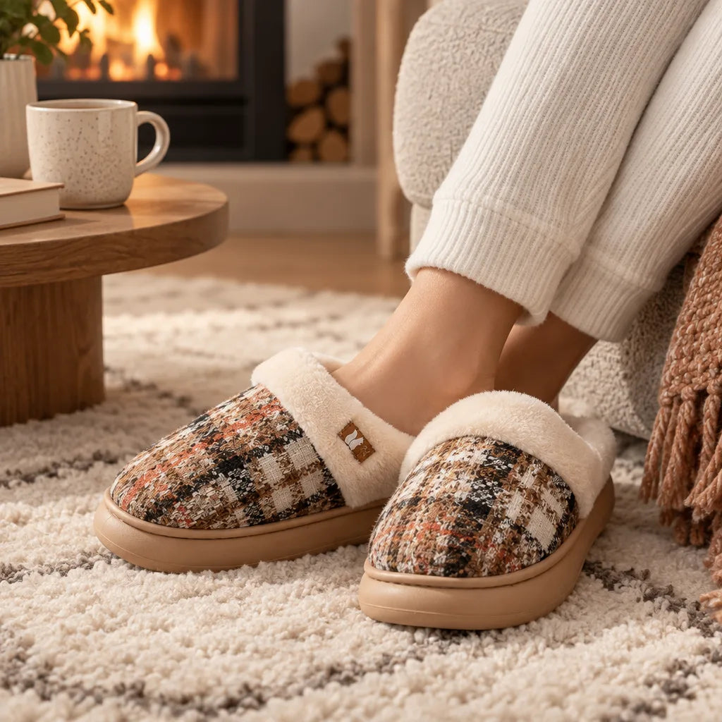 Chausson d hiver fourrure