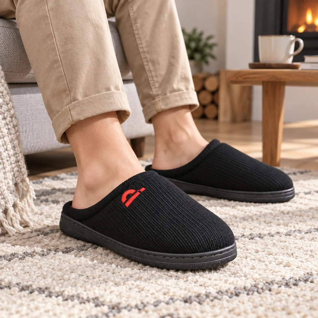 Chausson homme intérieur chaud