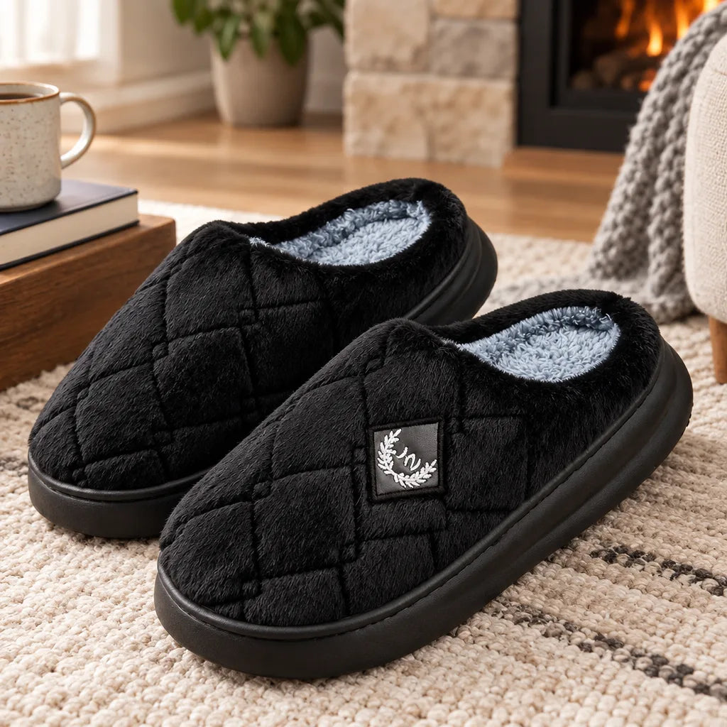 Chausson homme hiver doublé