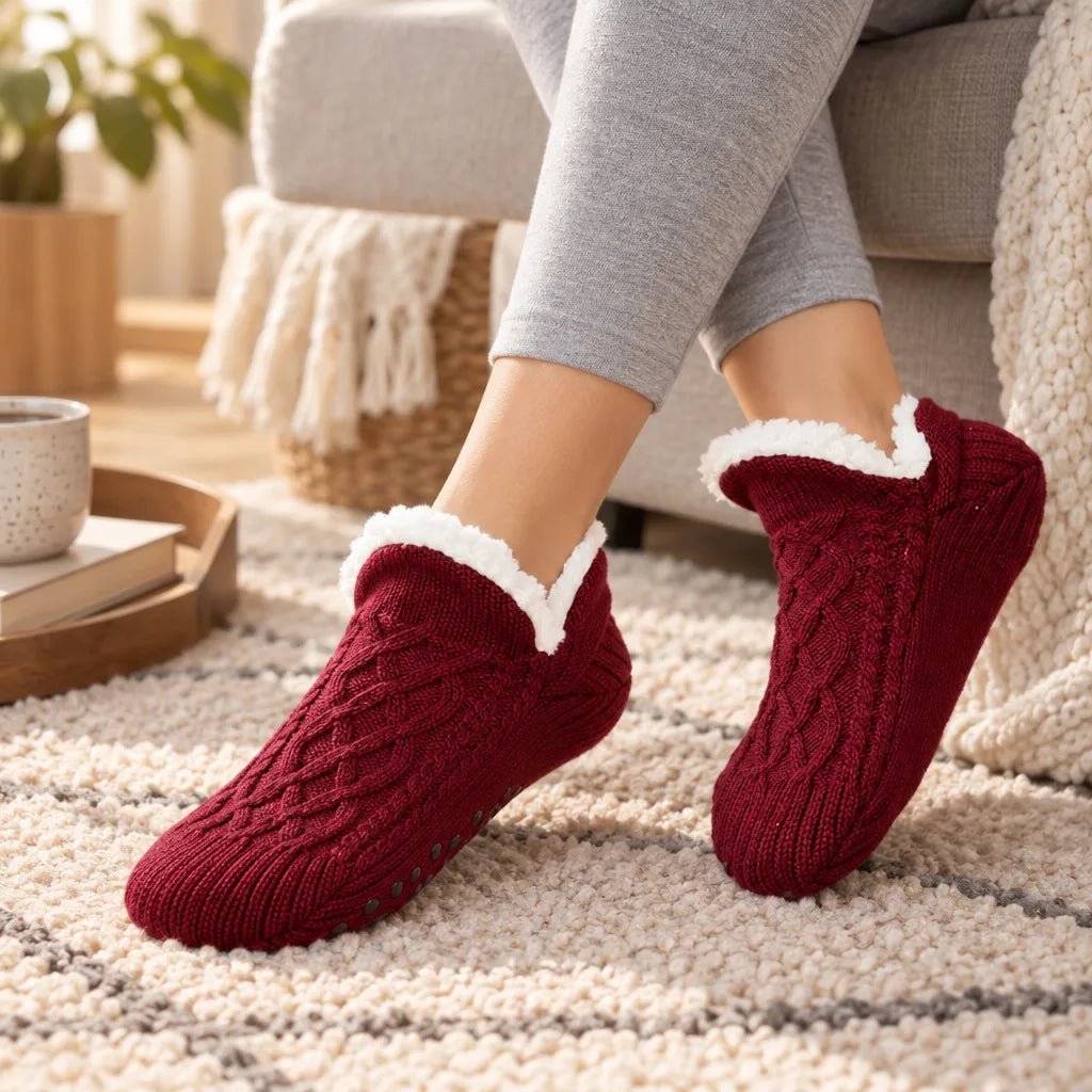 Chausson chaussette antidérapant mixte
