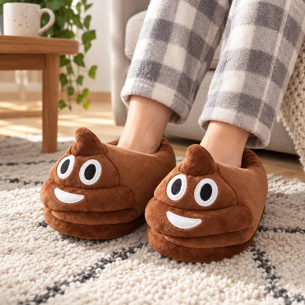 Chausson rigolo caca