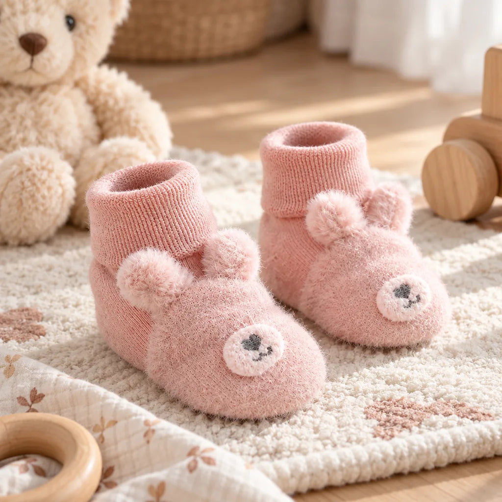 Chausson bebe animaux coton