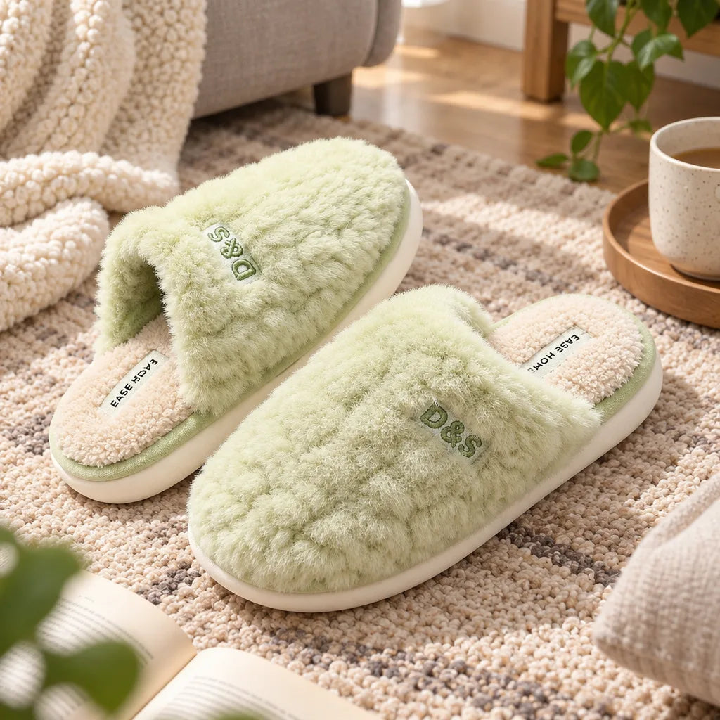 Chausson femme interieur flanelle