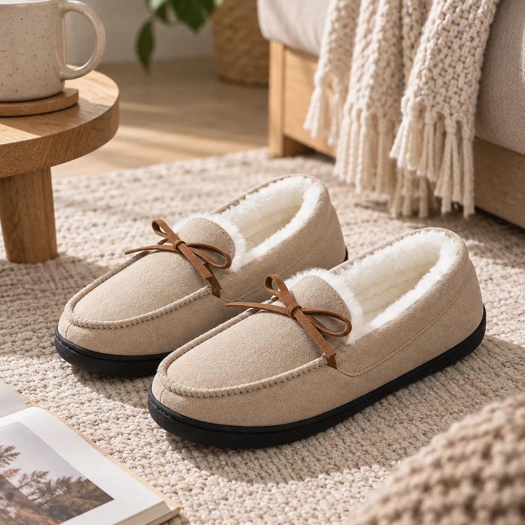 Chausson fausse fourrure unisexe
