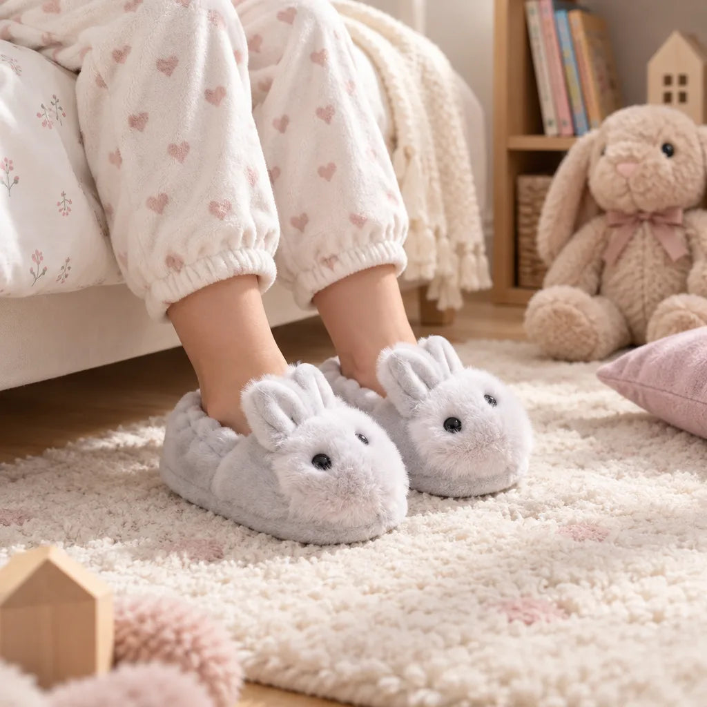 Chausson enfant lapin